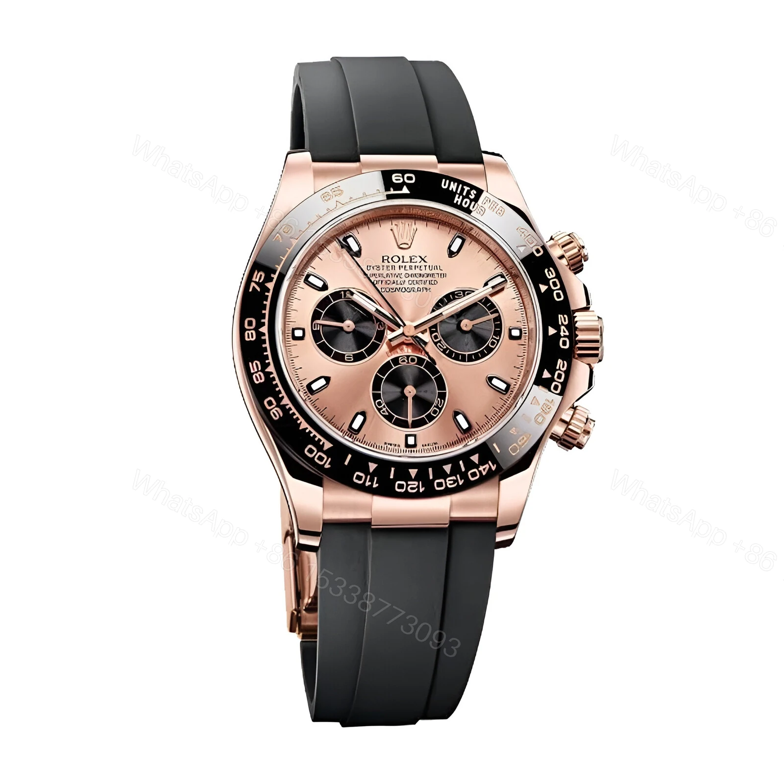 View 2 of Rolex Daytona Cosmograph 116515LN Rose Gold Dial Replica