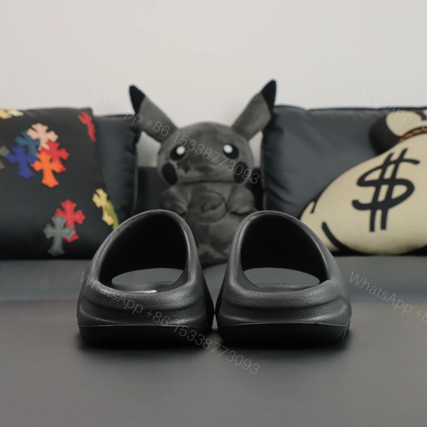 View 7 of Yeezy Slide “Onyx” Black Reps