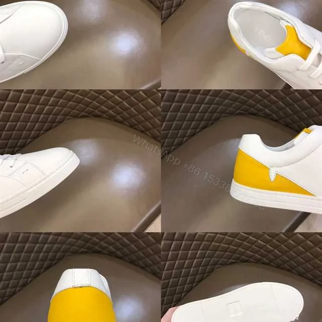 View 7 of FENDI CORNER BUGS LOW-TOP SNEAKERS IN WHITE – FD07