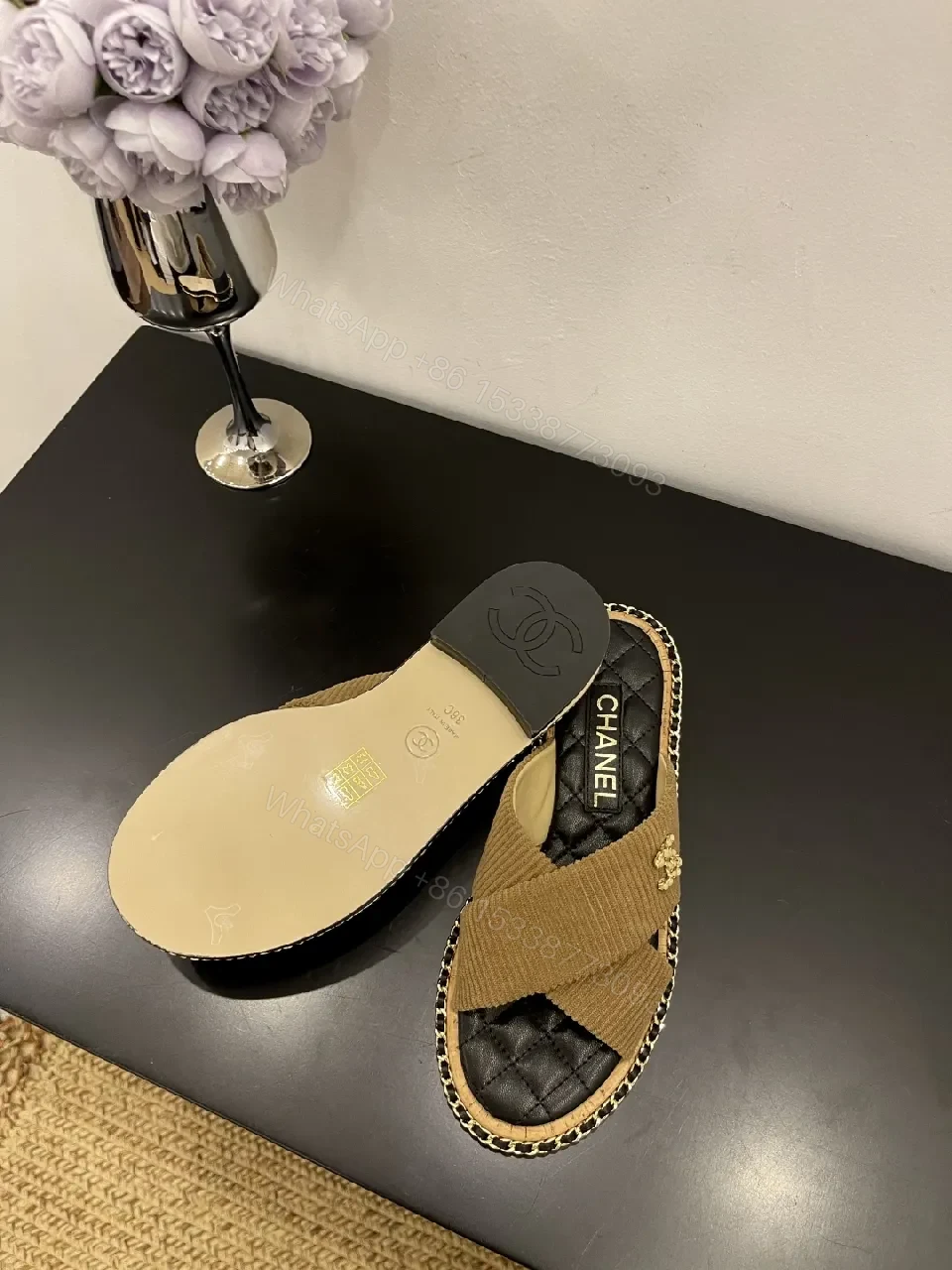 View 5 of Knit-Chic Slide Sandals: Textured Comfort, Luxe Everyday Style