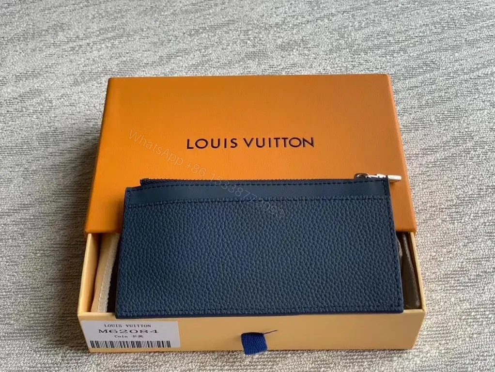 View 3 of Navy Louis Vuitton Cardholder: Ultra-Compact Luxury