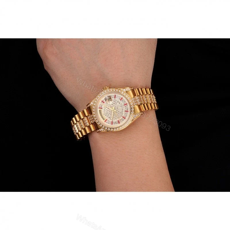 View 9 of Superclone Rolex Day-Date Gold Dial 1453960 37 mm