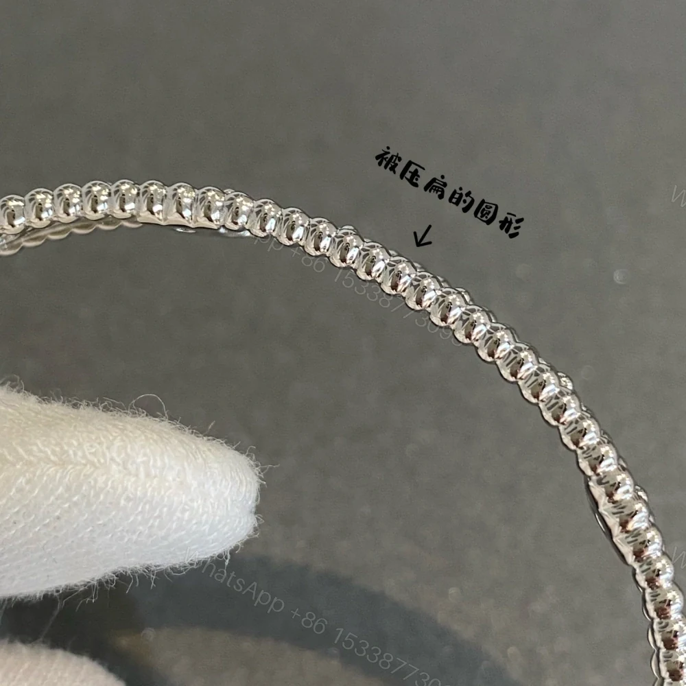 View 5 of 高仿首飾VanCleef&Arpels*RN9ES00萬花筒手鐲寬版白金款