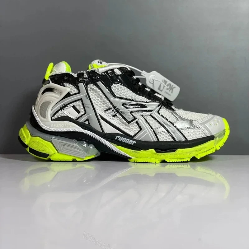 Balenciaga Runner White Neon Yellow — view 1