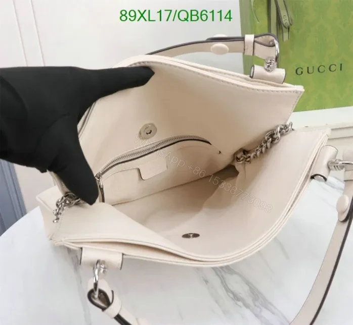 View 28 of Gucci Knockoff Brown Blondie Small Shoulder Bag QB61144 – Iconic Interlocking G Design