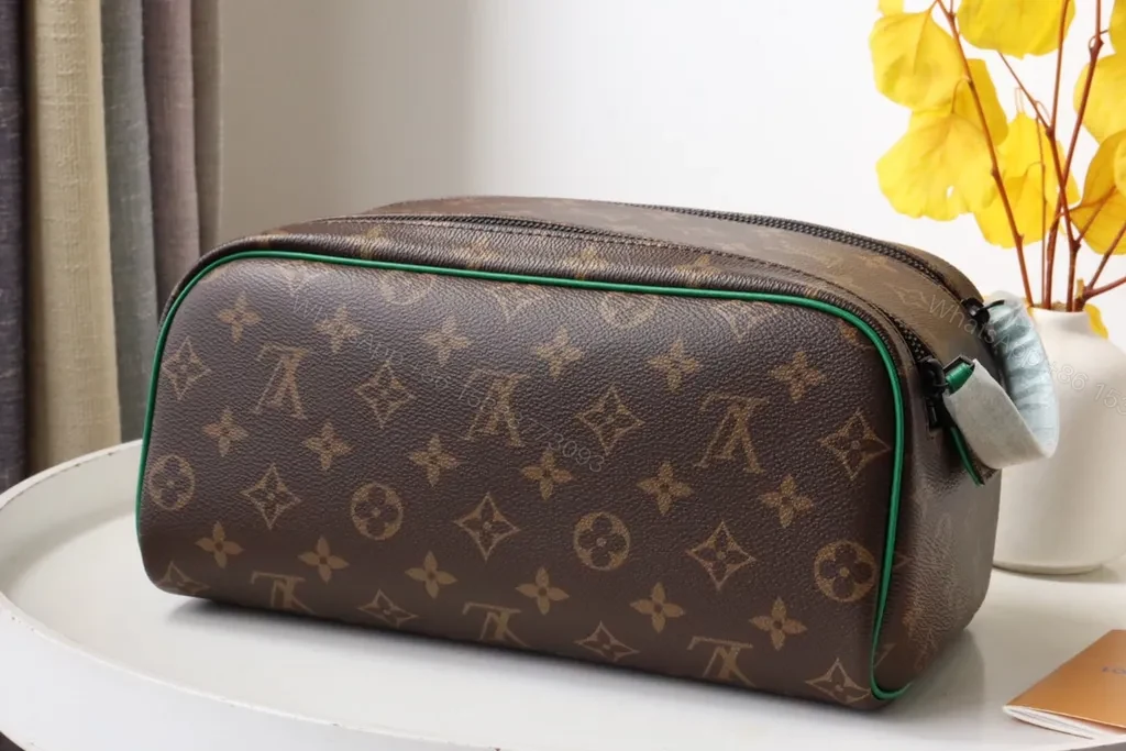 View 4 of Compact Monogram Clutch: LV Green Edge Luxury Kit