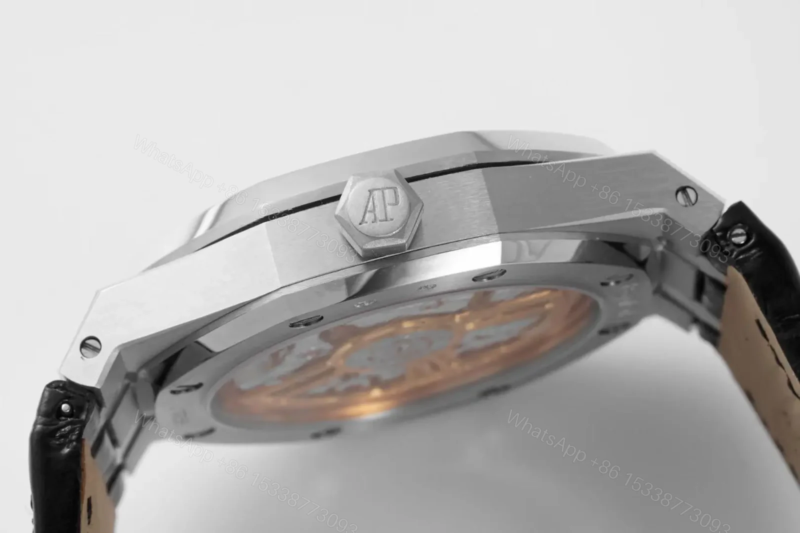 View 6 of TWA Factory Audemars Piguet Royal Oak 15500 Stainless Steel Black Dial Watch