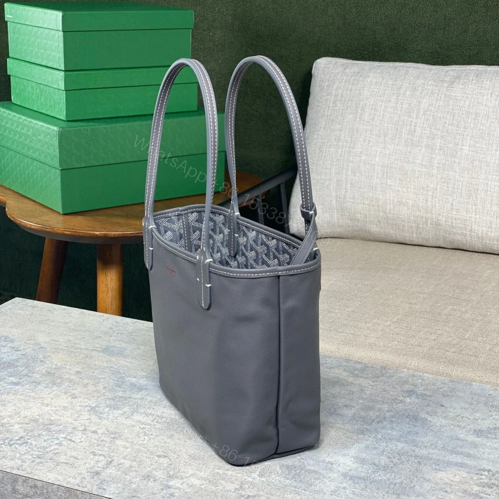 View 4 of 高仿Goyard*GY10181雙面兩用MiniTote手袋灰色免檢版