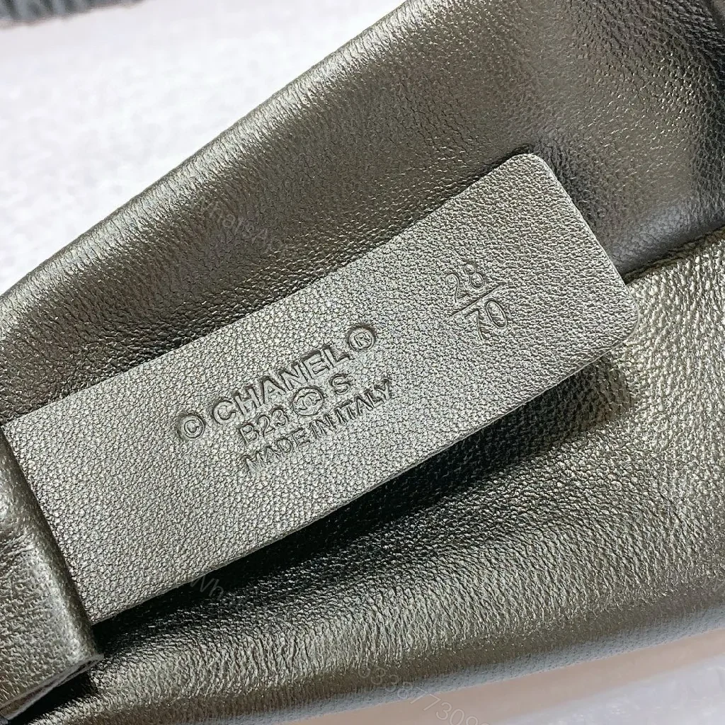 View 9 of Leather-Accent Headband with Gold Logo, Luxe Gathered Style