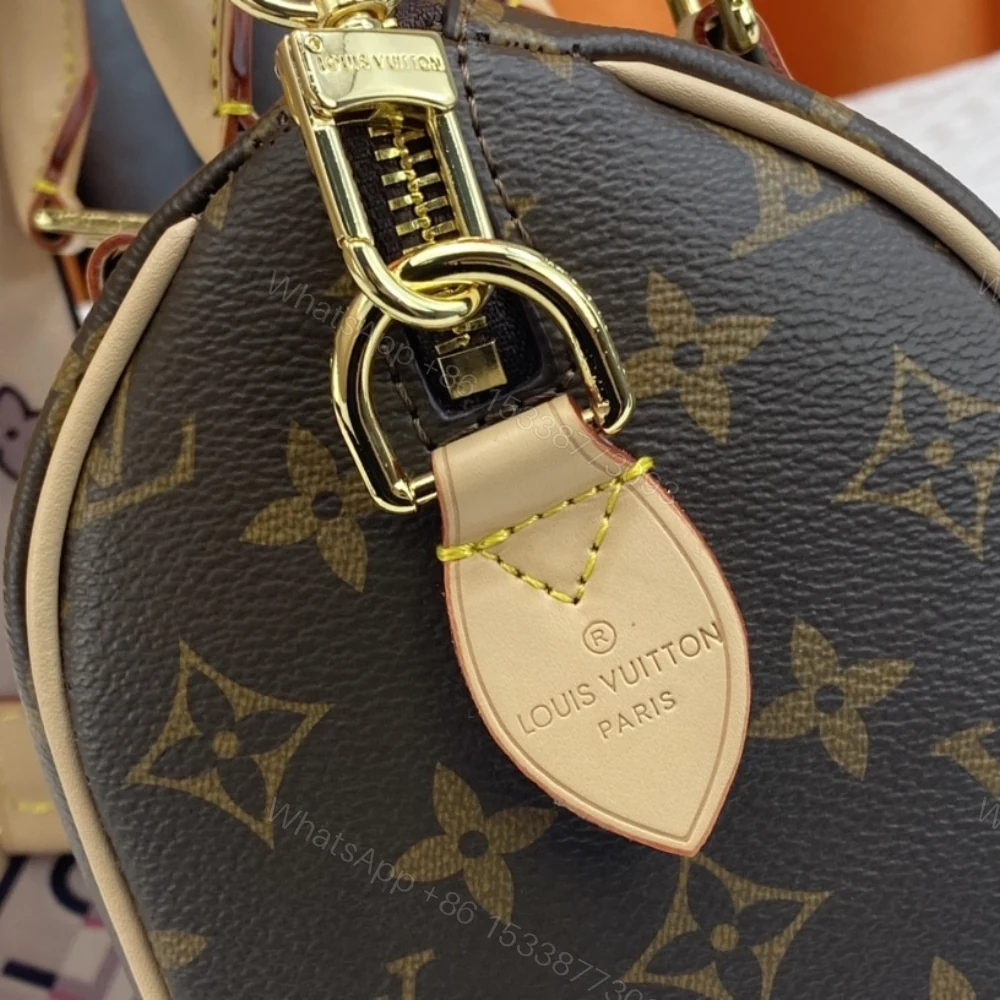View 6 of Louis Vuitton Speedy Bandoulière 20 Fuchsia 25Cm M45948