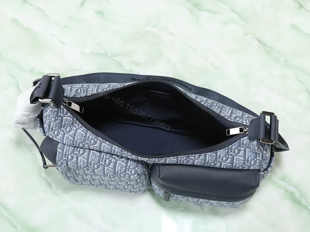 View 3 of Chic Monogram Messenger: Durable, Structured Comfort
