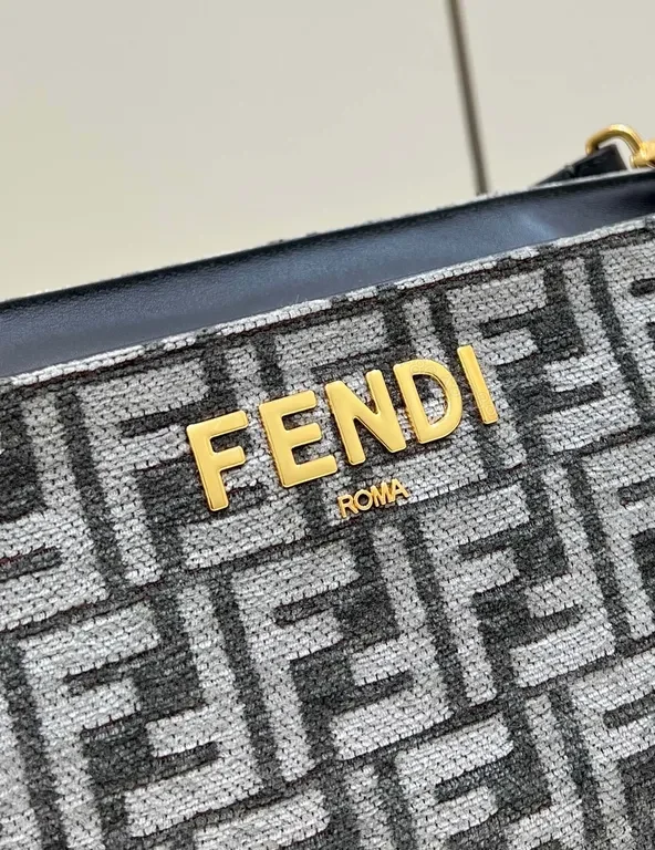 View 4 of Patterned Luxury Handbag with Gold-Accent Hardware