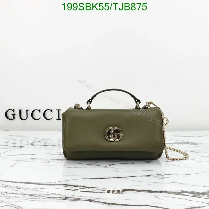 View 57 of Gucci Rosso Ancora Red Leather Mini Top Handle Bag HG258