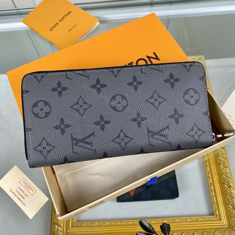 Monogram Eclipse Zippy Wallet: Luxe Organized Travel Essential — view 1