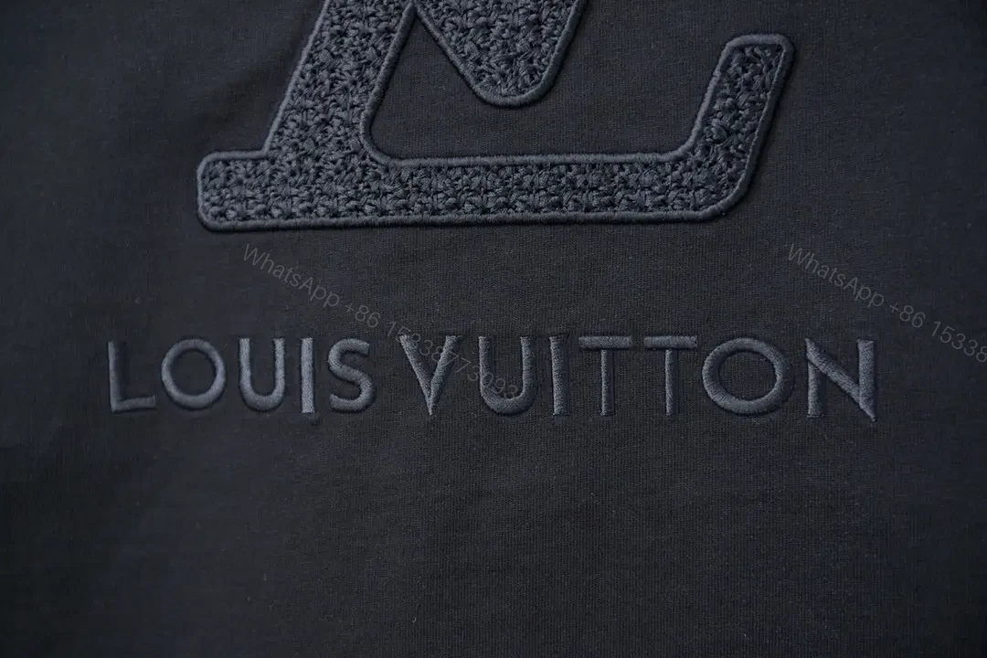 View 8 of Dark Luxury T-Shirt with Embroidered Logo - Premium Everyday Tee