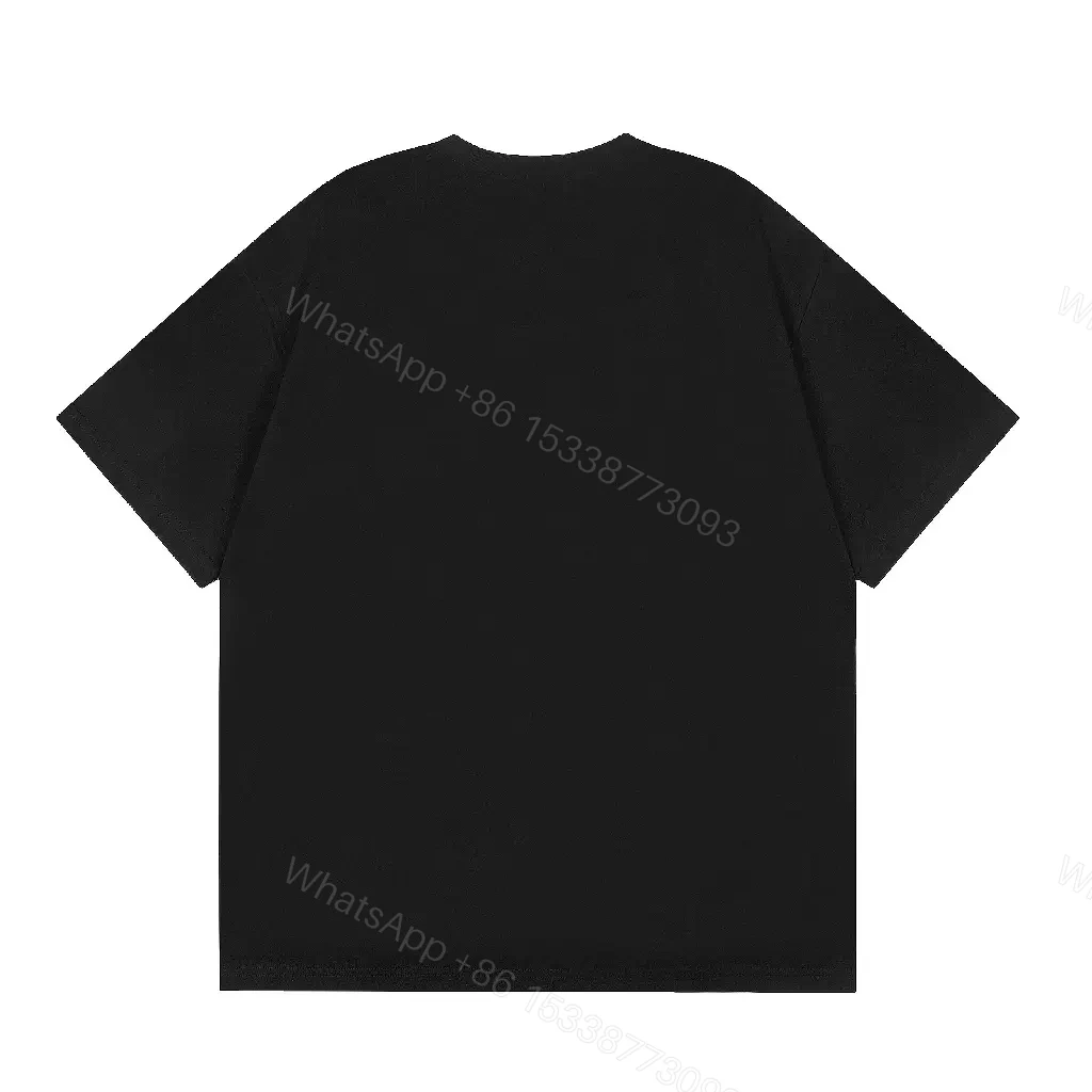 View 6 of Bold Black Logo Tee: Premium Cotton, Modern Streetwear Edge