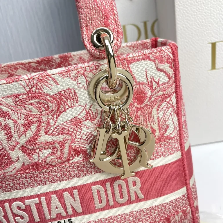 View 10 of Bold Pink Dior-Inspired Handbag: All-Day Luxe Statement