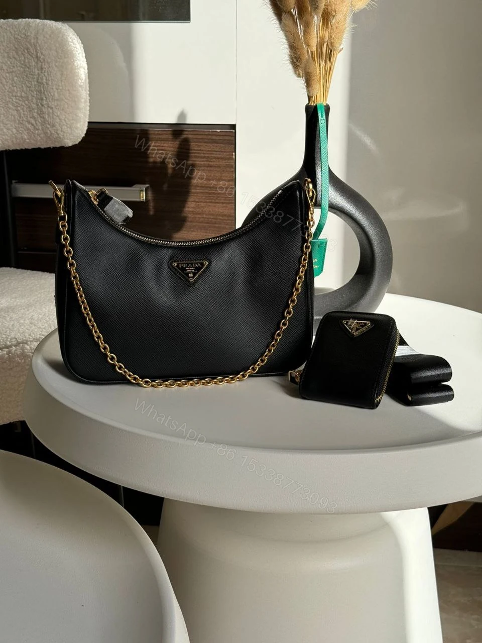 View 4 of Saffiano Lux Re-Edition 2005 Shoulder Bag Mango