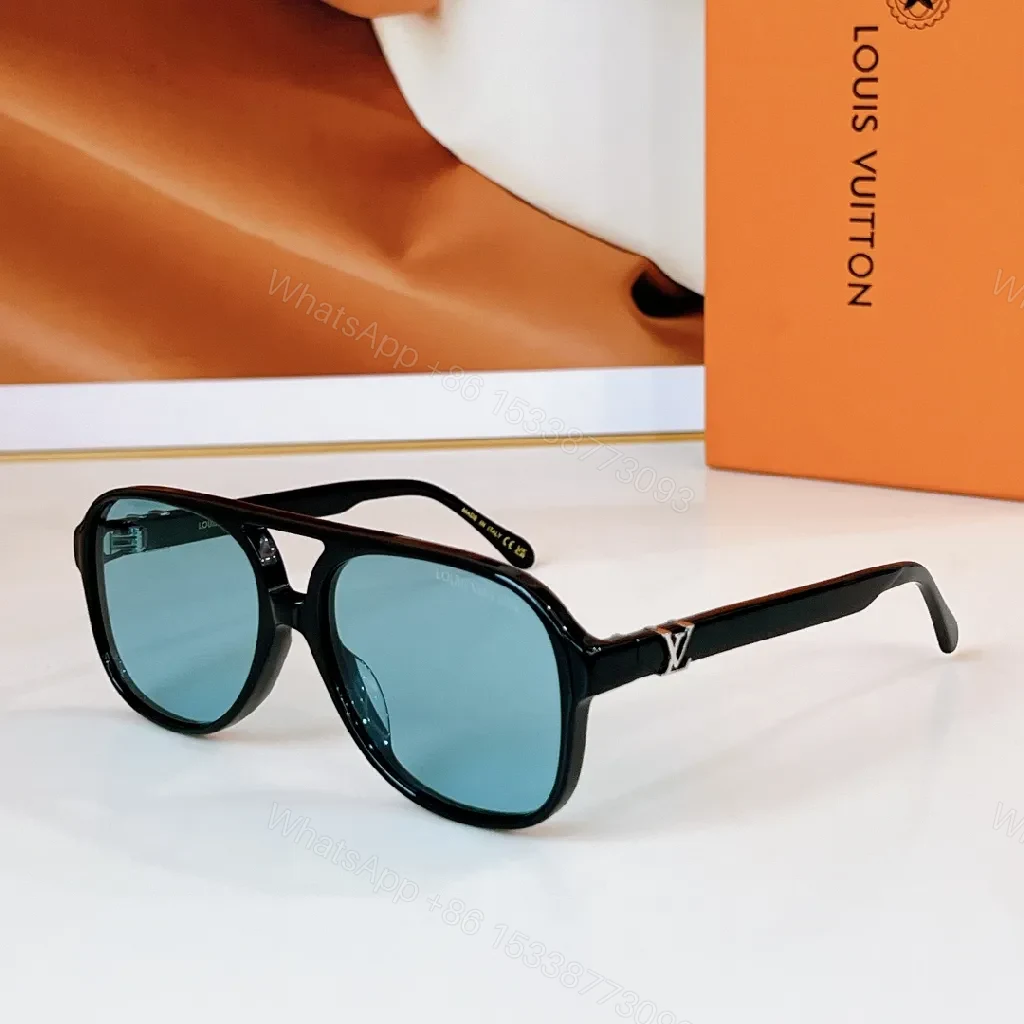 View 8 of Bold Glasses: Black Acetate, Polarized, Designer-Style Sunglasses