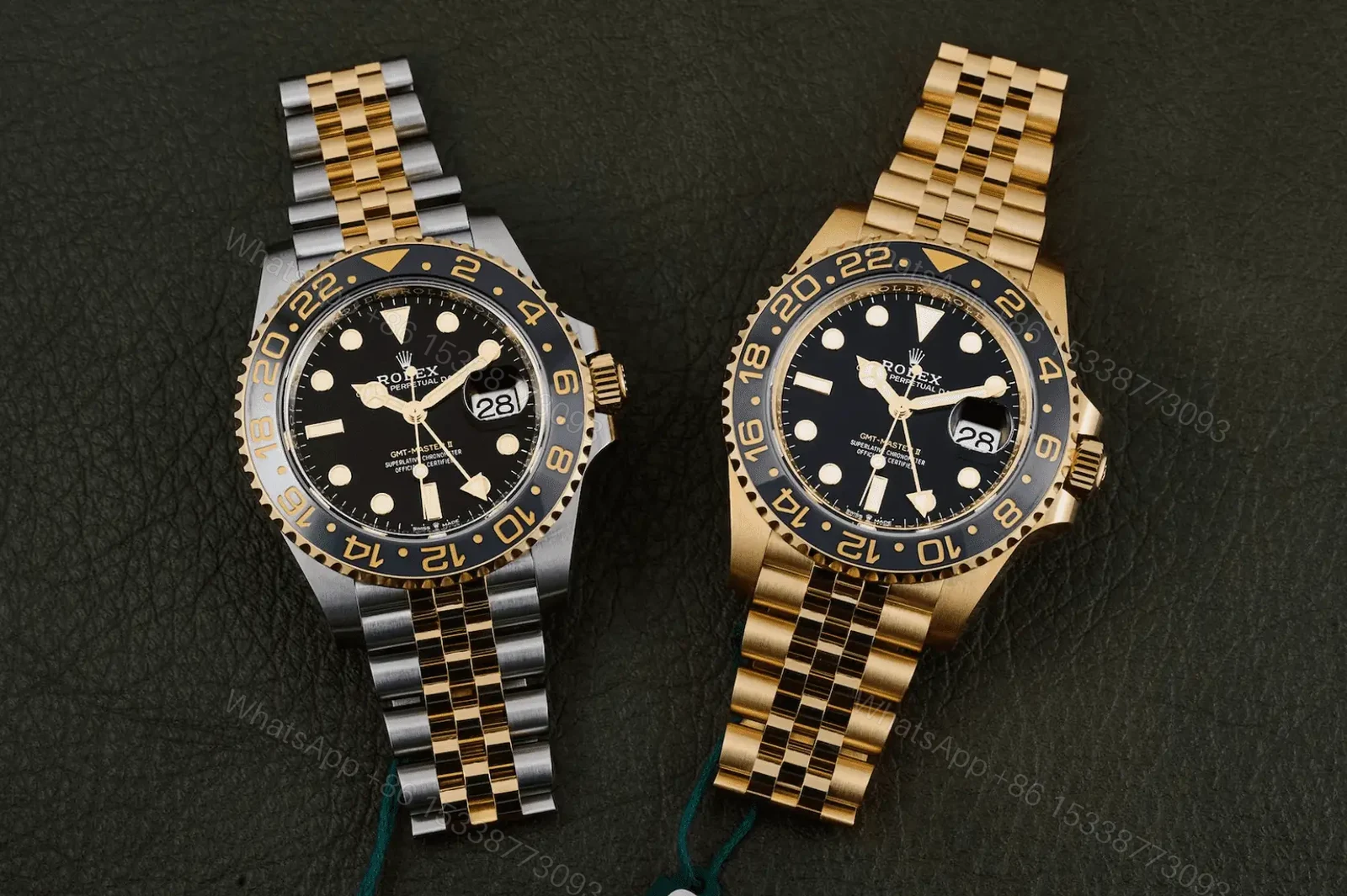 View 13 of 2023 GMT-Master 2 Silver Gold Replica Clone Watch