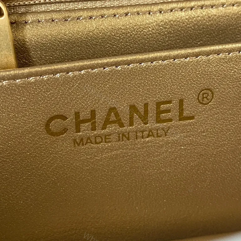 View 4 of Soft Velvet Grey Flap Bag â€” Quilted, Gold-Accent, Everyday Luxe