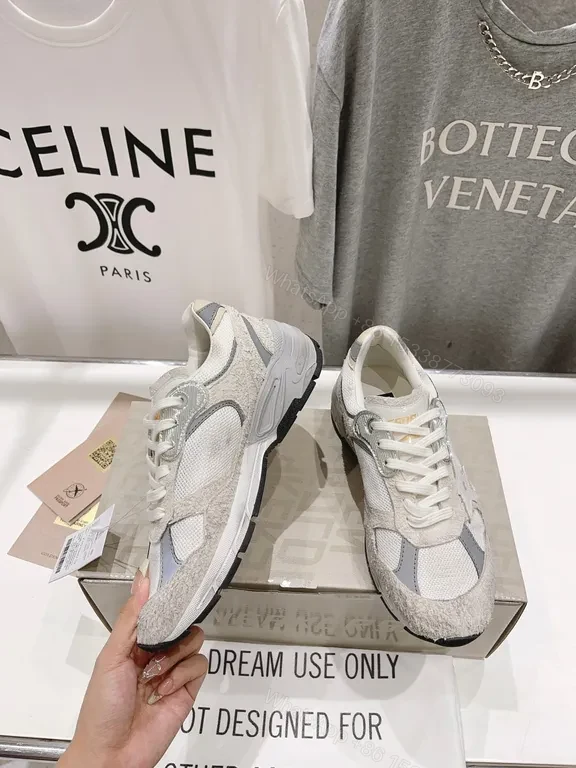 View 7 of Mist Grey/Off-White Suede Sneakers: Luxe, All-Day Comfort