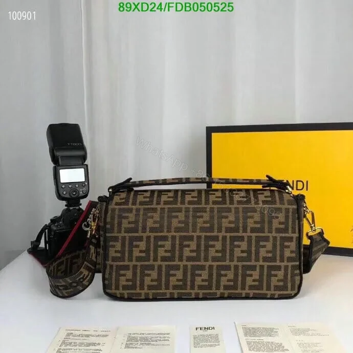 View 2 of Fendi 2-Way Canvas Sling Purse FBL8875