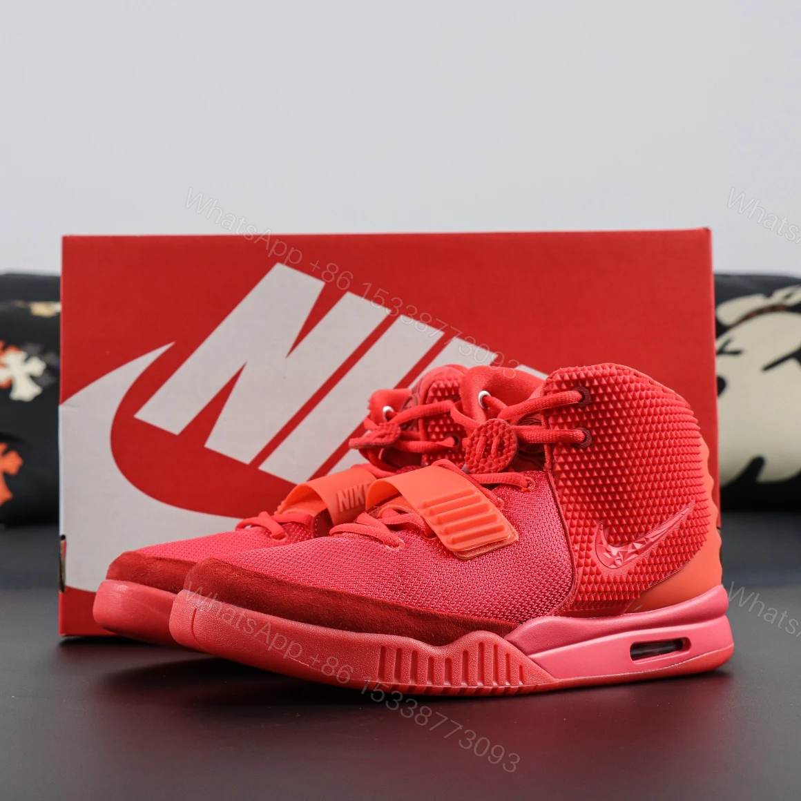 Air Nike Yeezy 2 Red October Reps — view 1
