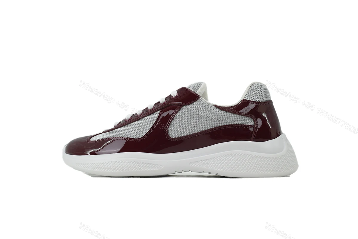 View 8 of Prada Sneakers Wine Red