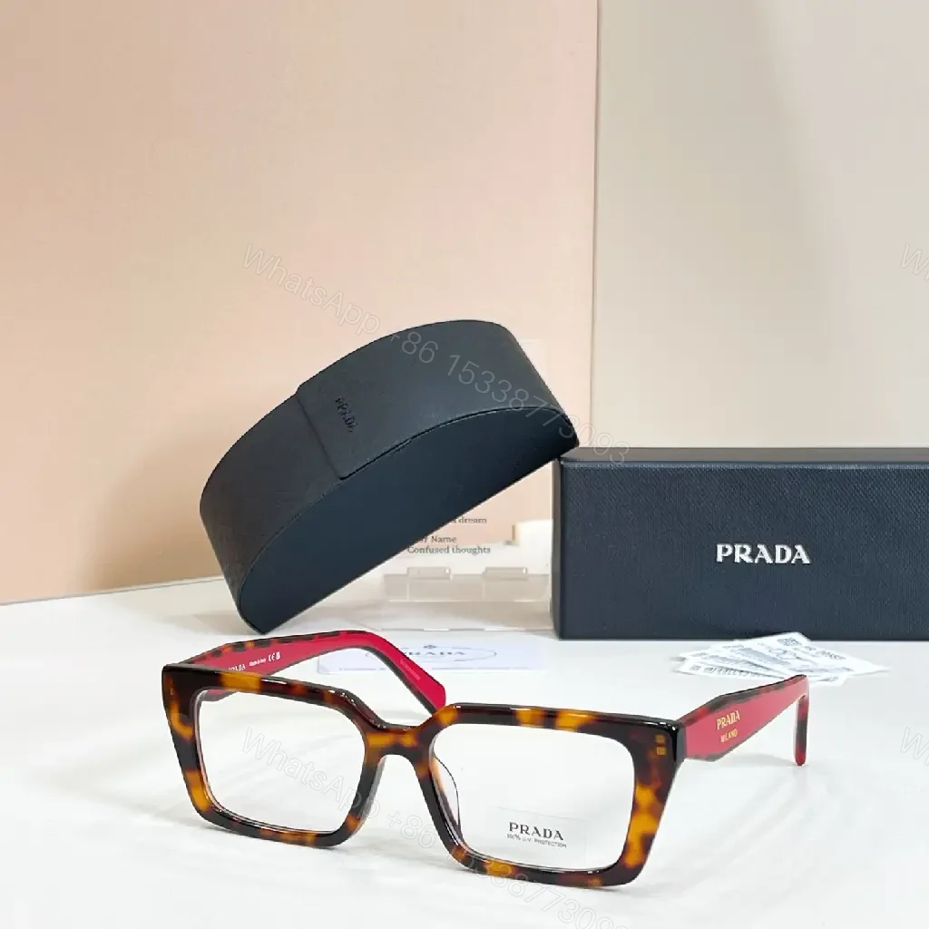 View 9 of Black Rectangle Sunglasses, Prada, Thick Frame, Gradient Lenses, Oversized Sunnies