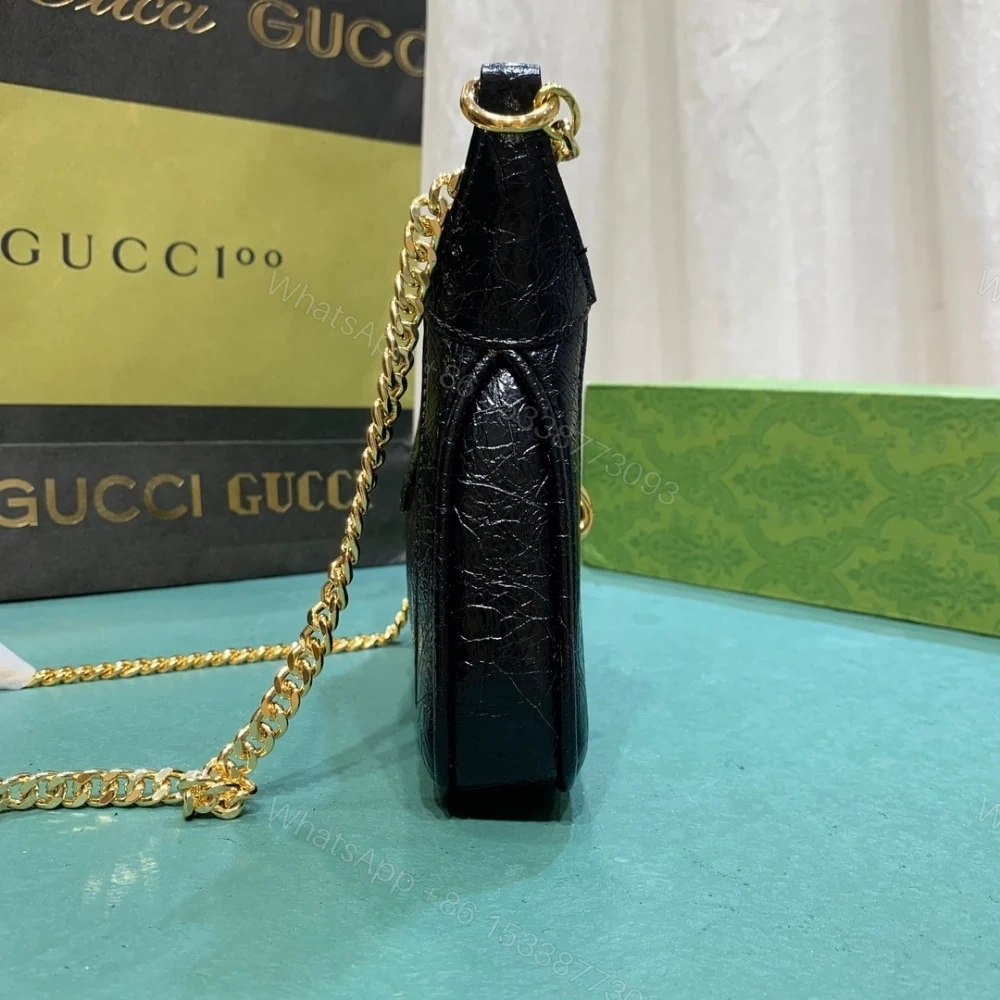 View 4 of Gucci Jackie Notte Mini Bag Black 19Cm