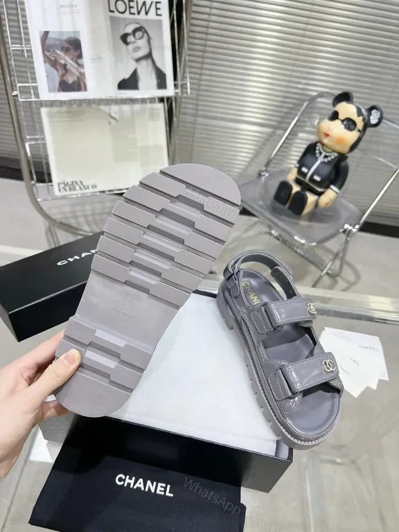 View 2 of Modern-Edge Sandals with Signature Hardware + Luxe Faux-Leather Comfort