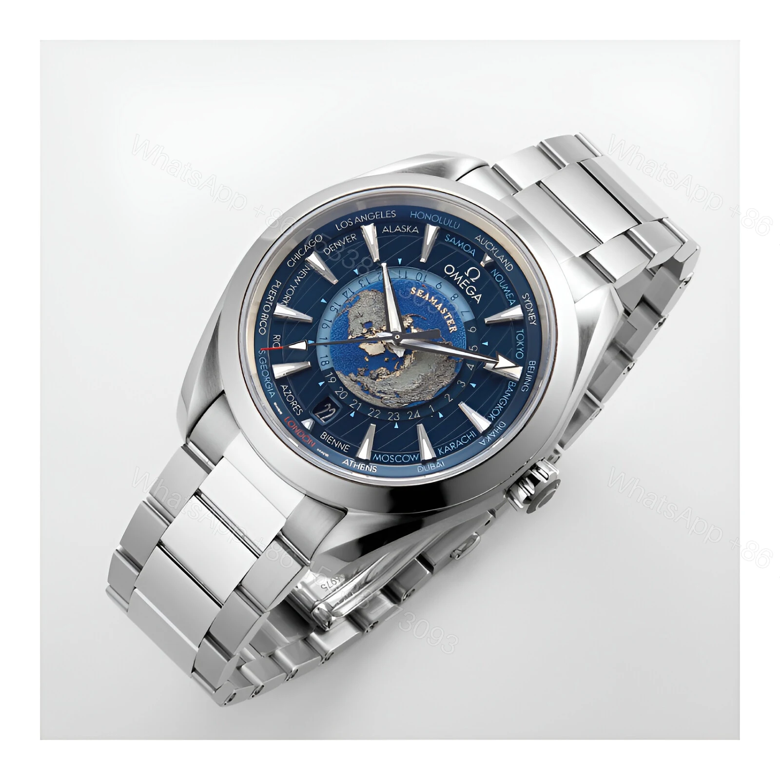 View 4 of Omega Seamaster Worldtimer Replica