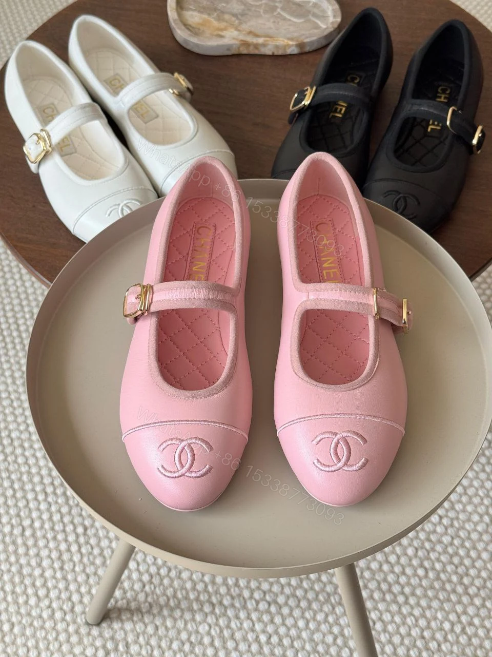 View 10 of Chanel Mary Jane Shoes In Lambskin