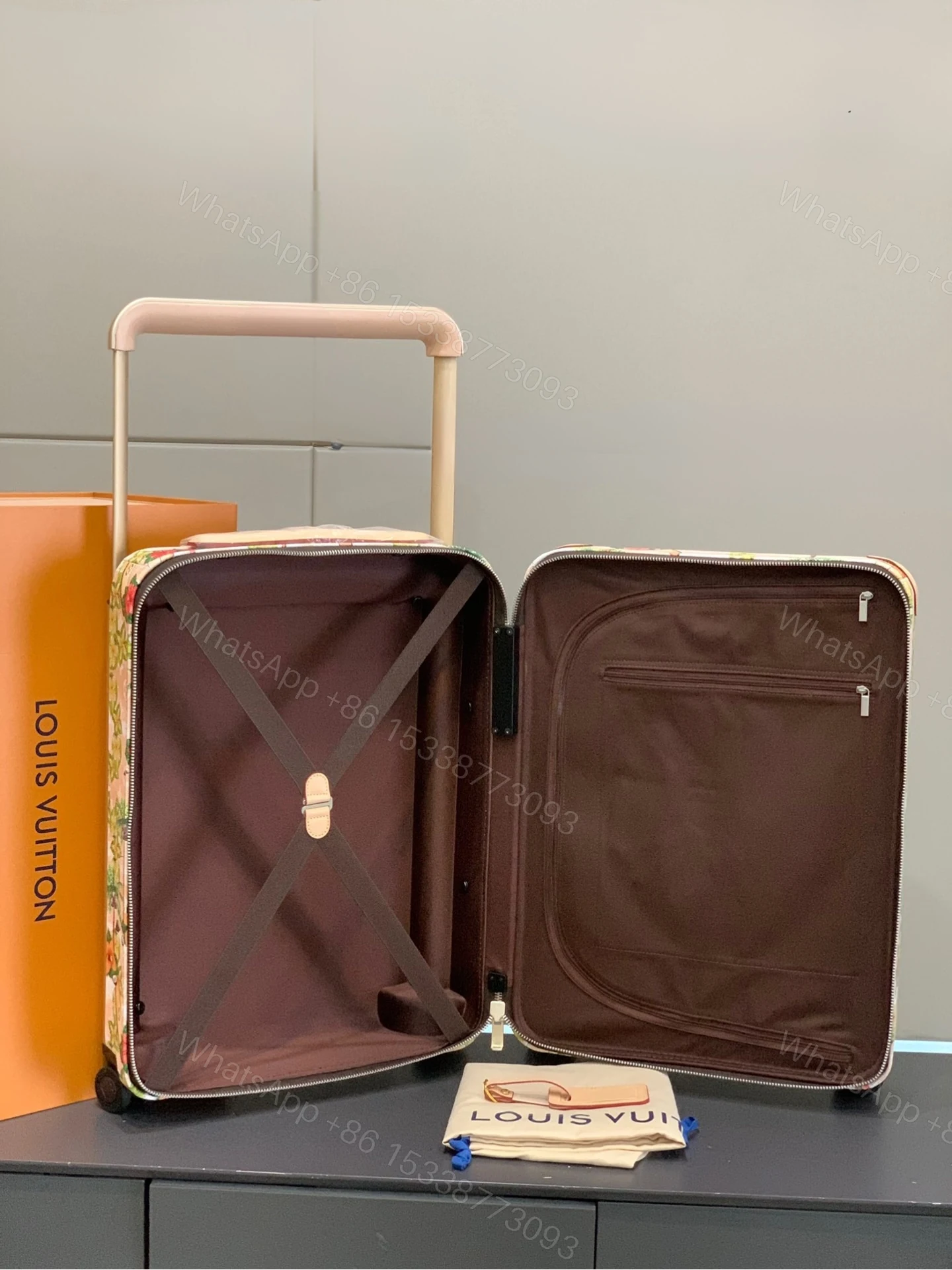 View 9 of Louis Vuitton Horizon 55 Suitcase Monogram Surfin Coated Canvas Sand 55Cm M24798