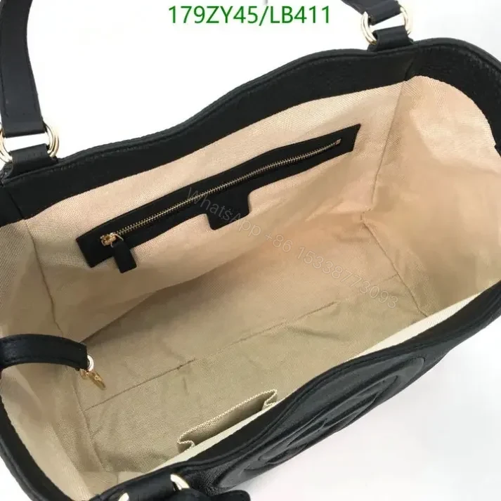 View 17 of Gucci Soho Brown Leather Shopping Bag Replica LB41126 – Premium 1:1