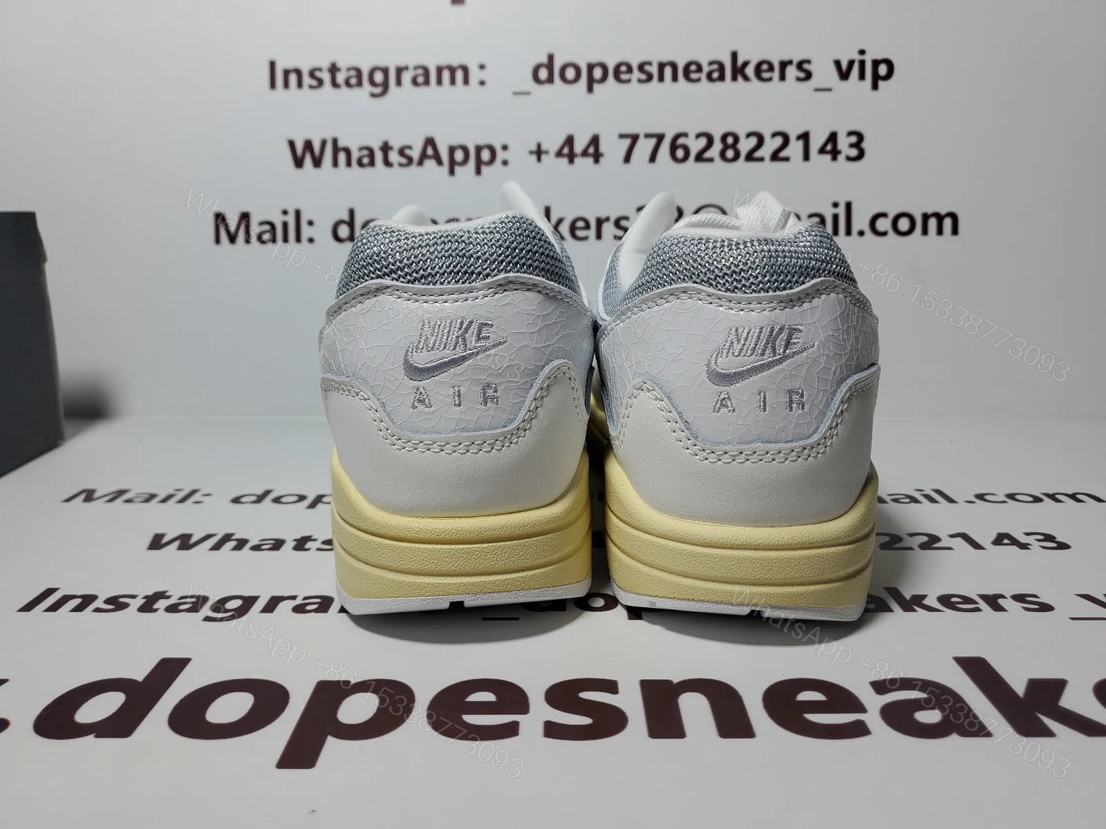 View 4 of Patta x Nike Fake Air Max 1 white DQ0299-100