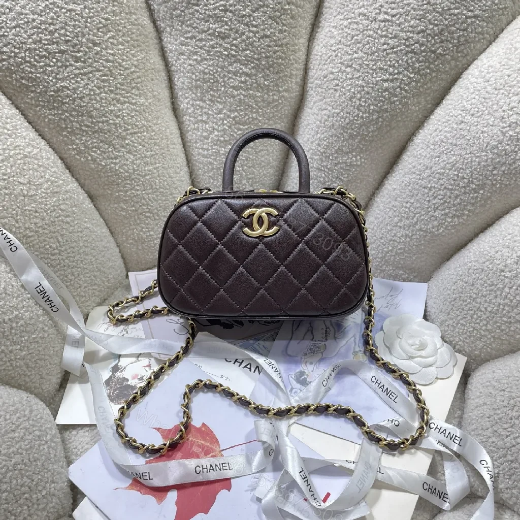 Quilted Mini Bag with Chain Strap - Luxe, Compact, Versatile — view 1