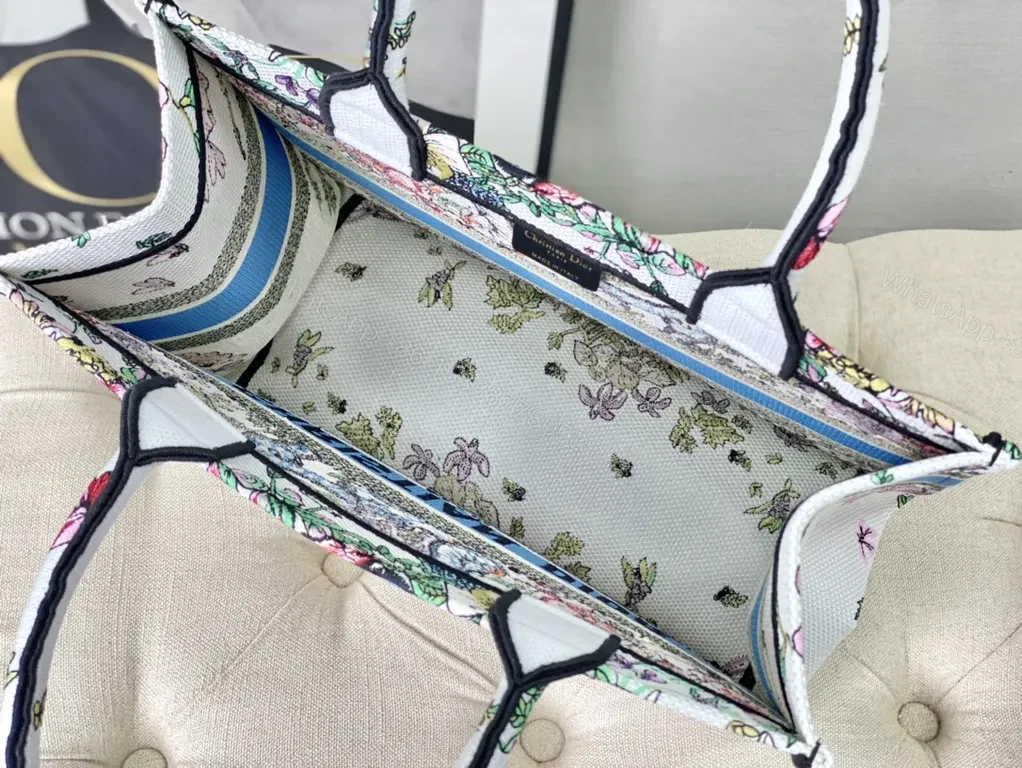 View 9 of Bold Floral Dior Tote: Luxe Craft, Everyday Prestige Bag