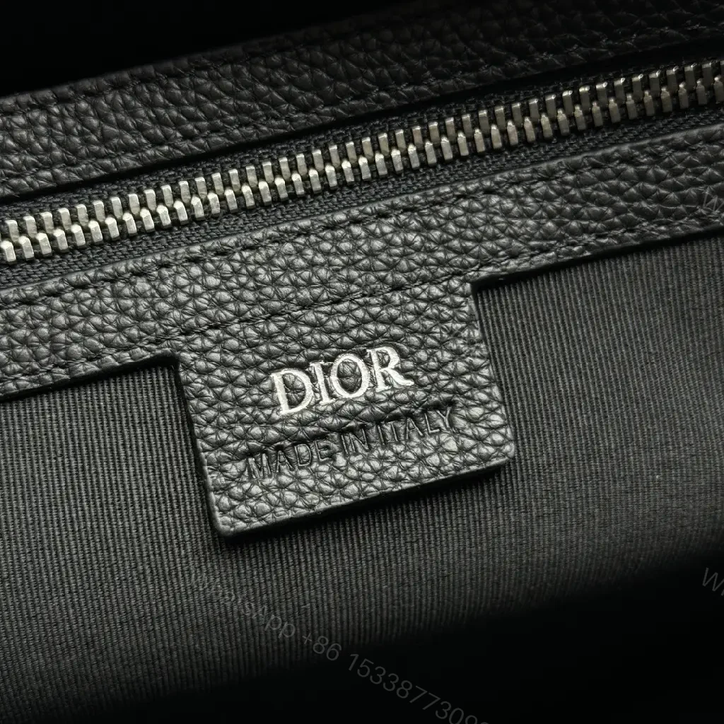 View 6 of Compact Luxury Messenger Backpack: Monogram Texture, All‐Day Comfort