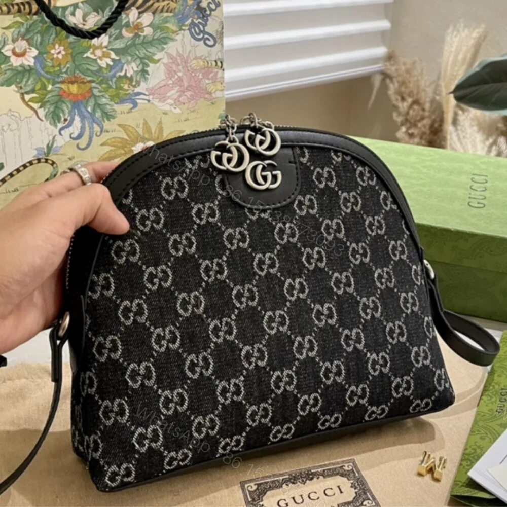 View 2 of Gucci Ophidia GG Small Shoulder Bag Black 23Cm 499621 FAC2F 8450