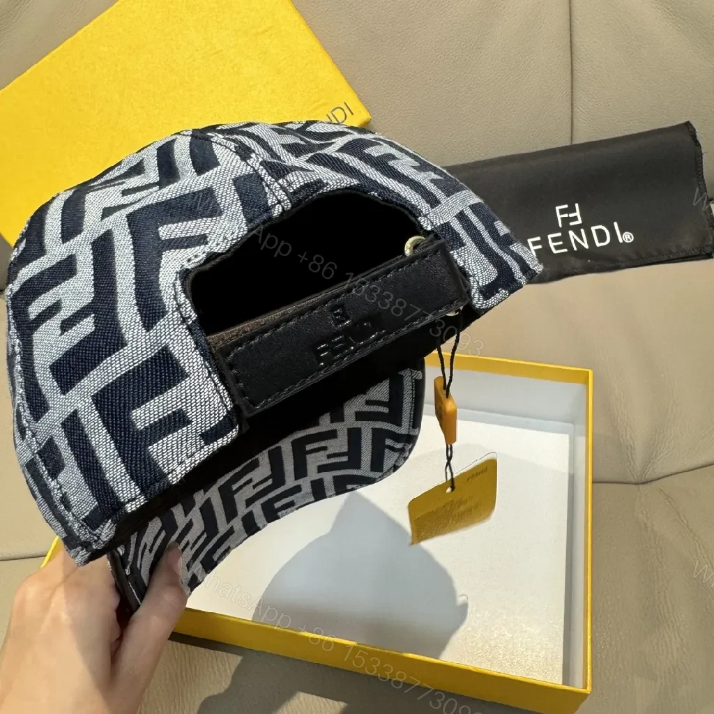 View 7 of Monochrome Cap: Geometric Monogram, Bold Texture, Street-Ready Style