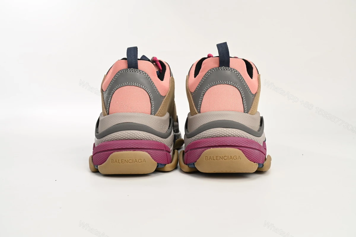 View 3 of Balenciaga Triple S Grey Pink 490672 W09O5 1036