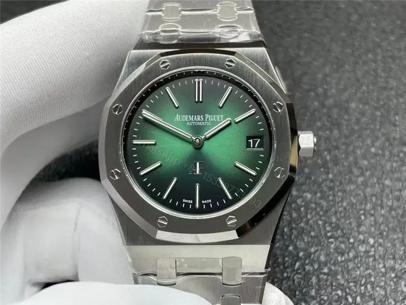 View 5 of Replica Audemars Piguet Royal Oak Green Watch