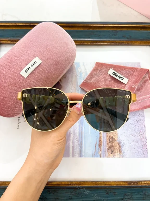 View 2 of Gold-Brown Frame Chic Luxe Sunglasses with All-Day Comfort