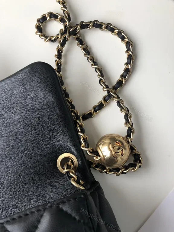 View 2 of Chic Quilted Chain Bag: Luxury Compact crossbody silhouette