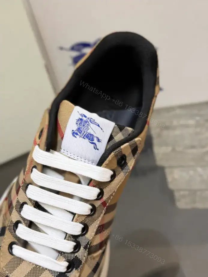 View 4 of BURBERRY TERRACE CHECK SNEAKERS – BBR105