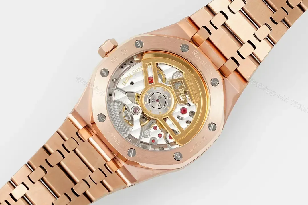 View 9 of Audemars Piguet Royal Oak 15500 Stainless Steel Blue Dial 15500ST.OO.1220ST.01