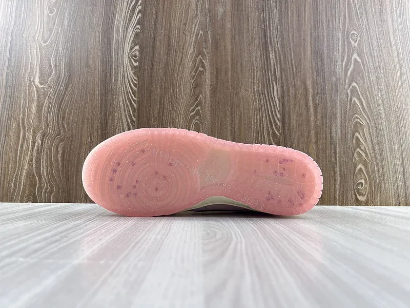 View 10 of Chunky Pink & Navy Nike-Inspired Luxury Sneaker, All-Day Comfort