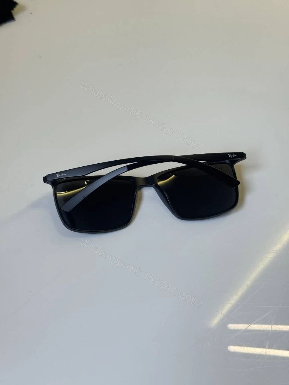 View 2 of First Copy Ray-Ban 8381 Black Wayfarer Sunglasses UV Protected Premium Quality
